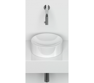 VALE Håndvask 45 x 19 cm Keramik - Hvid højglans 2