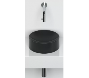 VALE Rund håndvask Ø22 cm Keramik - Mat hvid 2