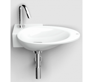 VALE Håndvask 45 x 19 cm Keramik - Hvid højglans 2