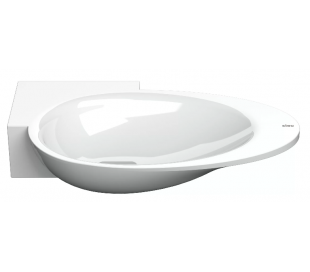 FIRST Håndvask 38,8 x 24,6 cm Keramik - Hvid højglans