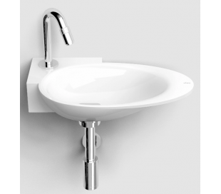 FIRST Håndvask 38,8 x 24,6 cm Keramik - Hvid højglans 2