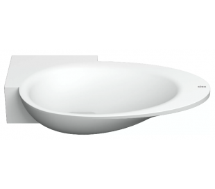 FIRST Håndvask 38,8 x 24,6 cm Mineral - Hvid højglans