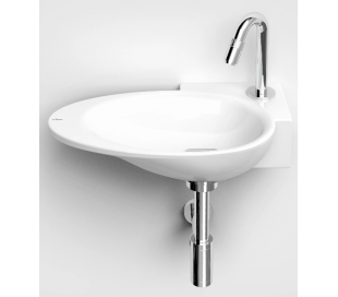 FIRST Håndvask 38,8 x 24,6 cm Keramik - Hvid højglans 2