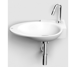 FIRST Håndvask 38,8 x 24,6 cm Aluite - Mat hvid 2