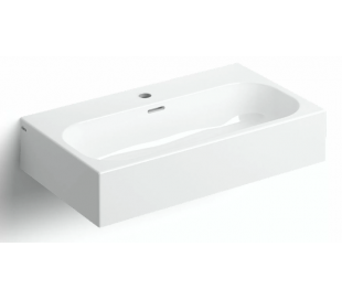 VALE Håndvask 45 x 19 cm Keramik - Hvid højglans