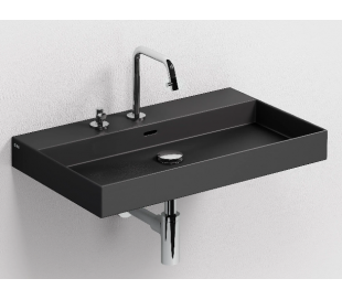 NEW WASH ME Håndvask 70 x 42 cm Keramik - Hvid højglans 2