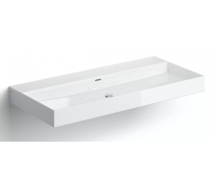 NEW WASH ME Håndvask 70 x 42 cm Keramik - Hvid højglans