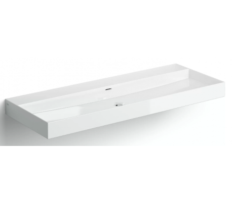 NEW WASH ME Håndvask 90 x 42 cm Keramik - Hvid højglans