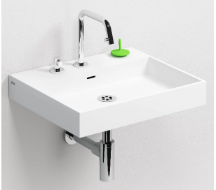 NEW WASH ME Håndvask 50 x 42 cm Keramik - Hvid højglans 2