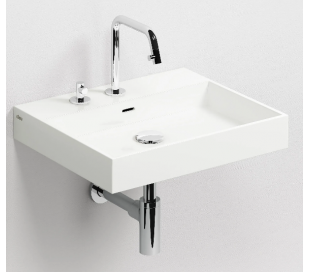 WASH ME Håndvask 50 x 42 cm Aluite - Mat hvid 2