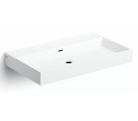 WASH ME Håndvask 50 x 42 cm Aluite - Mat hvid