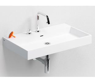 WASH ME Håndvask 50 x 42 cm Aluite - Mat hvid 2