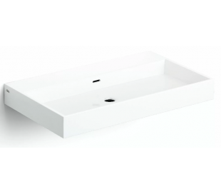 WASH ME Håndvask 50 x 42 cm Mineral - Hvid højglans