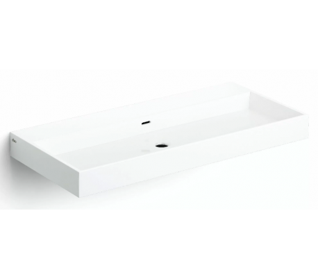 WASH ME Håndvask 70 x 42 cm Mineral - Hvid højglans