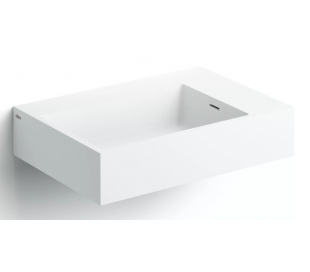 WASH ME Håndvask 75 x 32 cm Aluite - Mat hvid