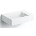 WASH ME Håndvask 75 x 32 cm Aluite - Mat hvid