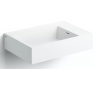 FLUSH Håndvask 60 x 42 cm Aluite - Mat hvid