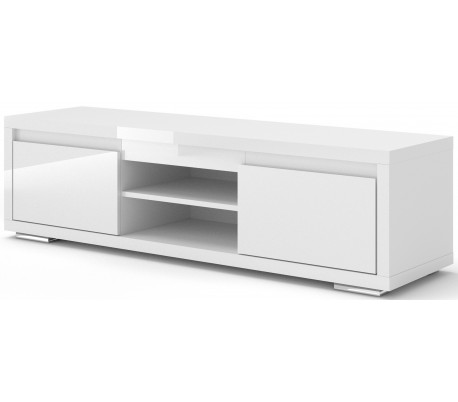 Nordic sideboard i mdf og finér B91 cm - Hvid højglans