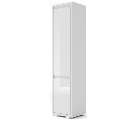 Nordic sideboard i mdf og finér B91 cm - Hvid højglans