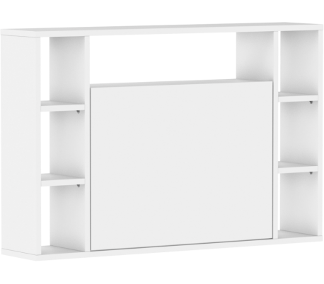 Nordic sideboard i mdf og finér B91 cm - Hvid højglans