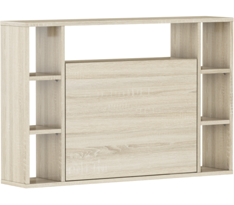 Muse væghængt skrivebord i møbelplade B94 cm - Hvid