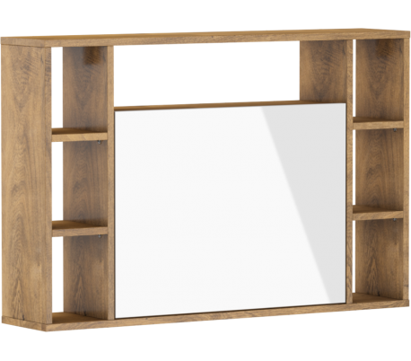 Muse væghængt skrivebord i møbelplade B94 cm - Hvid højglans