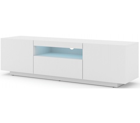 Anette tvbord i møbelplade og mdf B151 cm - Hvid/Vild eg