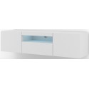 Anette tvbord i møbelplade og mdf B151 cm - Hvid/Vild eg