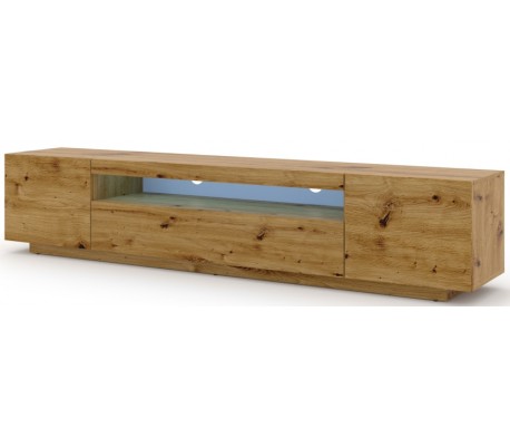 Aura tvbord i møbelplade B150 cm - Vild eg