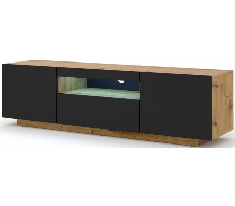 Aura tvbord i møbelplade B150 cm - Vild eg