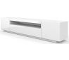 RTV tvbord i møbelplade B200 cm - Hvid højglans