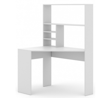 Poko skrivebord i møbelplade H76,5 cm - Hvid