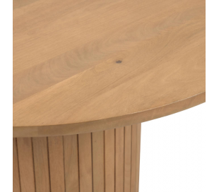 Nahla rundt spisebord i akacietræ B120 cm - Natur 2