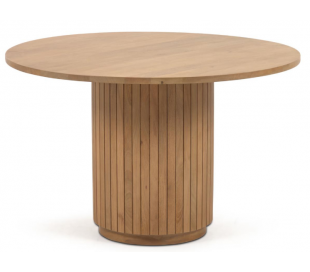 Nahla rundt spisebord i akacietræ B120 cm - Natur