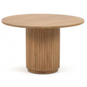 Nahla rundt spisebord i akacietræ B120 cm - Natur