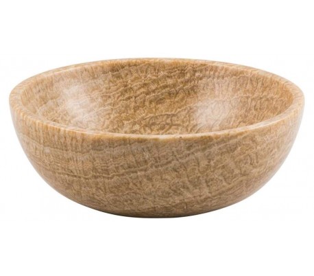 Rund håndvask i marmor Ø40 cm - Grå