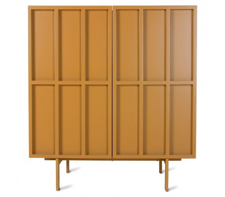 Sideboard i MDF og metal H89 x B80 cm - Grøn