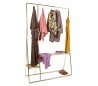 Garderobe stativ i metal H194 x B124 cm - Messing