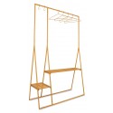 Garderobe stativ i metal H194 x B124 cm - Messing