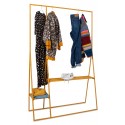 Garderobe stativ i metal H194 x B124 cm - Messing