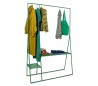 Garderobe stativ i metal H194 x B124 cm - Grøn