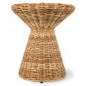 Sofabord i rattanflet H36 x Ø81 cm - Natur