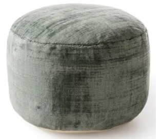 Ibiza puf i bomuld Ø55 cm - Rosa