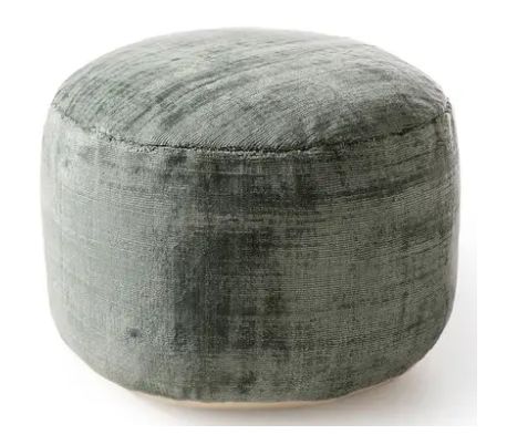 Ibiza puf i bomuld Ø55 cm - Rosa