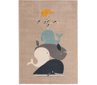 Tommy tæppe i polypropylene 120 x 170 cm - Creme