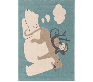 Juno tæppe i polypropylene 160 x 230 cm - Multi