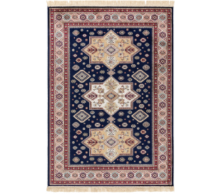 Haven tæppe i viskose 80 x 160 cm - Blå