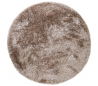 Lea shaggy tæppe i polyester Ø120 cm - Beige