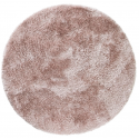 Lea shaggy tæppe i polyester Ø200 cm - Beige