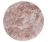 Lea shaggy tæppe i polyester Ø200 cm - Rosa